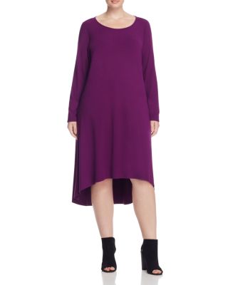 Eileen Fisher Plus High Low Knit Dress