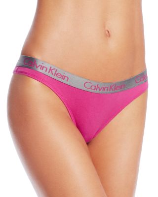 Calvin Klein Radiant Cotton Thong #QD3539