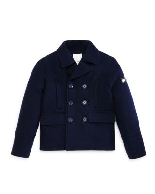 Diesel Boys' Quilted Back Peacoat - Sizes 8-16