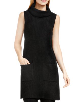 VINCE CAMUTO Turtleneck Ribbed Bouclé Tunic