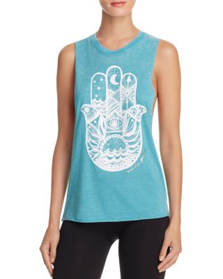 Spiritual Gangster Hamsa Waves Tank