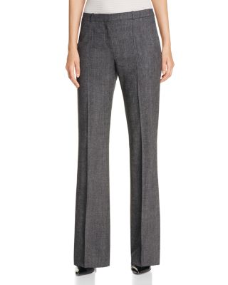 BOSS Tusini Stretch Wool Flare Pants