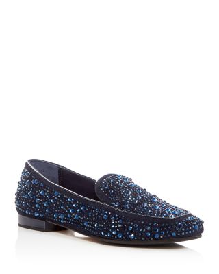 Donald J Pliner Helene Rhinestone-Embellished Loafers