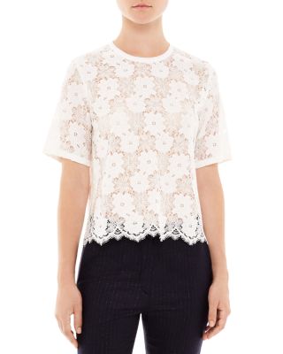 Sandro Mina Lace Top