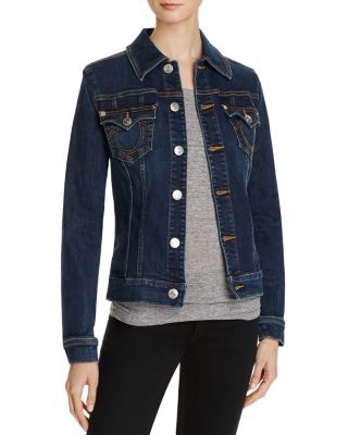 True Religion Western Dusty Denim Jacket in Lonestar