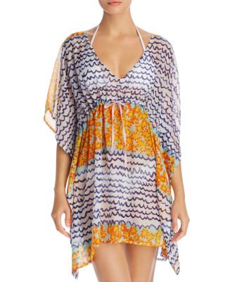 Echo Fleur De La Mer Butterfly Tunic Swim Cover Up