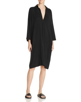 Vince Easy Knit Shirt Dress