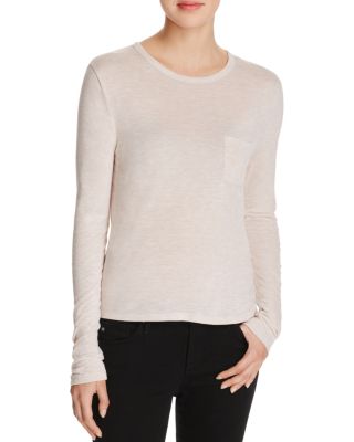 T by Alexander Wang Ecosil Long Sleeve Pocket Tee