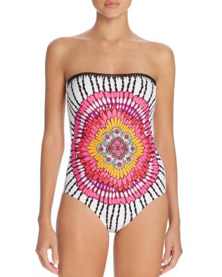 Trina Turk Ibiza Bandeau One Piece Swimsuit