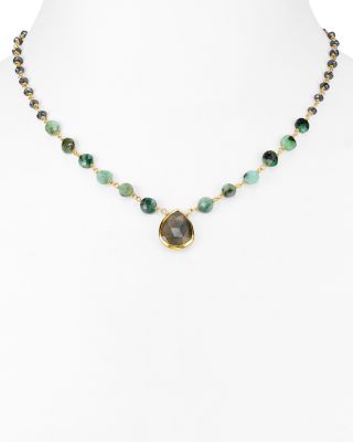 Ela Rae Ara Hematite Necklace, 16