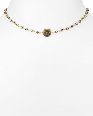 Ela Rae Pyrite Libi Two Necklace, 14