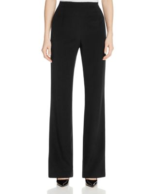 Lafayette 148 New York Metropolitan Stretch Silk Straight Pants