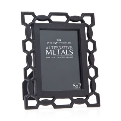 Philip Whitney Ltd. Pierced Black Iron Frame, 5