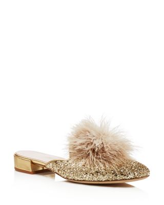 kate spade new york Bali Faux Fur Slippers