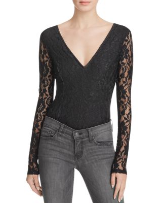 Ella Moss Floral Lace Bodysuit