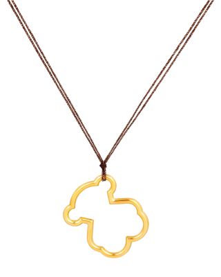 TOUS Bear Outline Pendant Necklace, 47