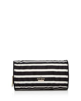 kate spade new york Striped Jewelry Roll