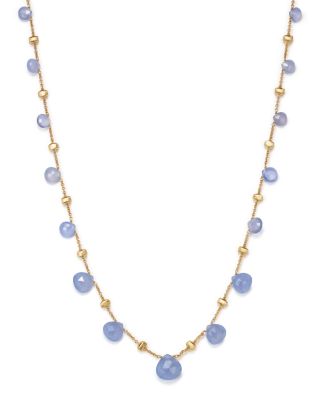 Marco Bicego 18K Yellow Gold Paradise Chalcedony Necklace, 16.5