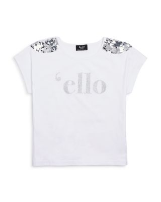 Bardot Junior Girls' Embellished Graphic Tee - Sizes 8-16