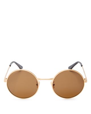 Saint Laurent Zero Round Sunglasses, 50mm