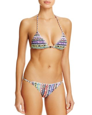 Ale by Alessandra Beach Blanket Ikat Triangle Bikini Top & Beach Blanket Ikat Cali Bikini Bottom