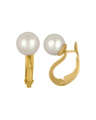 Majorica Simulated Pearl Clip-On Earrings