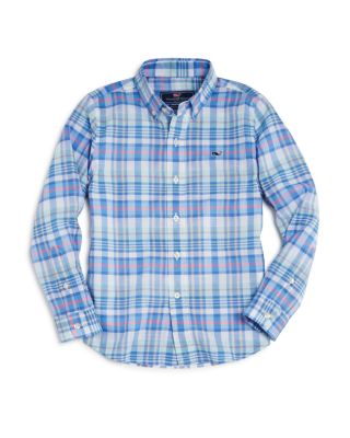 Vineyard Vines Boys' Pastel Plaid Shirt - Sizes S-XL