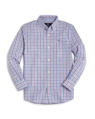 Vineyard Vines Boys' Subtly Textured Multi Check Shirt - Sizes 2T-7