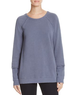 Wilt Raw Seam Tunic Sweatshirt