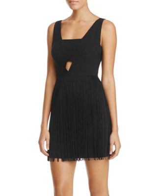 Aidan Aidan Fringe Mini Dress