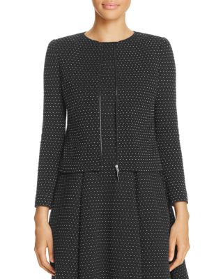 Armani Collezioni Dot-Print Jacket