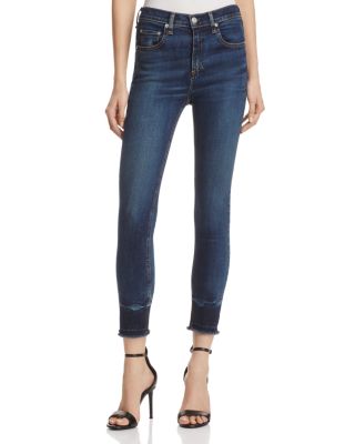 rag & bone/JEAN Capri Jeans in Benton Stripe