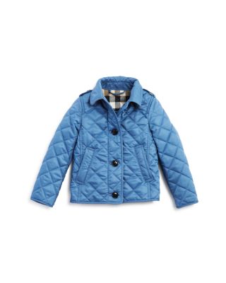 Burberry Infant Girls' Diamond Quilted Jacket - Sizes 6-36 Months