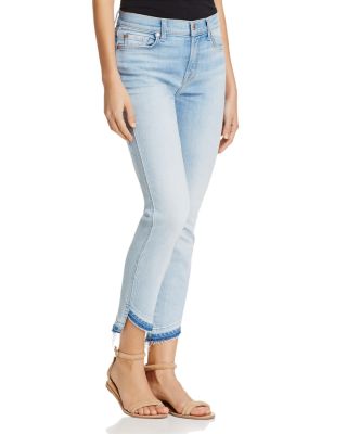 7 for all mankind asymmetric jeans