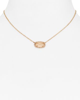 KENDRA SCOTT PAVE ELISA NECKLACE, 15,N5148RSG