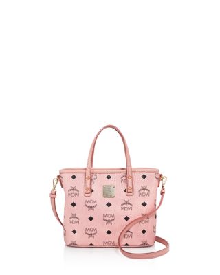 Mcm pink anya online tote