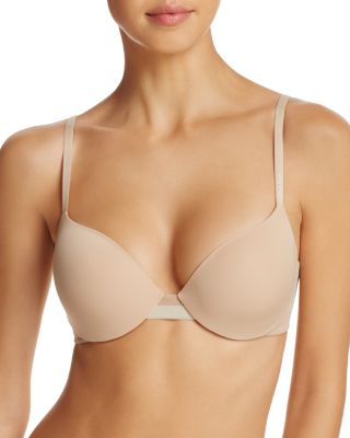 Calvin Klein Sculpted Lightly-lined Demi Bra Qf1739 In Bare