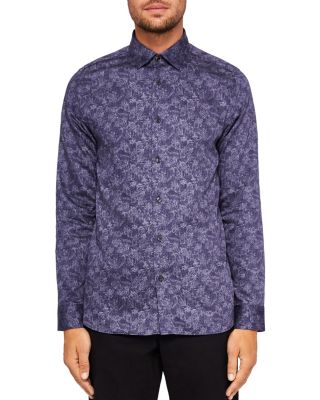 TED BAKER MARAIS DOUBLE SIDED REGULAR FIT BUTTON-DOWN SHIRT,TA7M-GA21-MARAIS