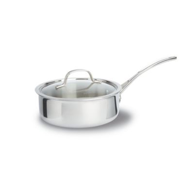 Calphalon Calphalon Tri-Ply Stainless 2.5 Quart Shallow Covered Sauce