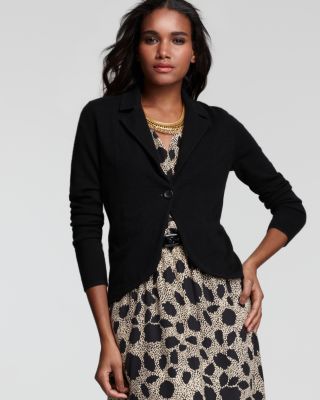C by Bloomingdale's Cashmere One Button Blazer