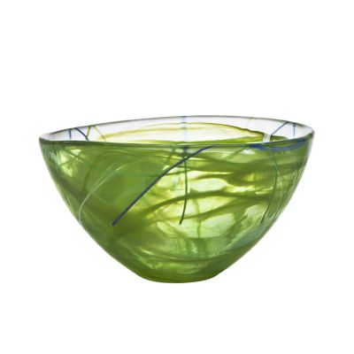 Kosta Boda Contrast Lime Bowl, Medium