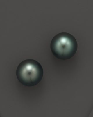 Tara Pearls Cultured Tahitian Pearl Stud Earrings, 8mm