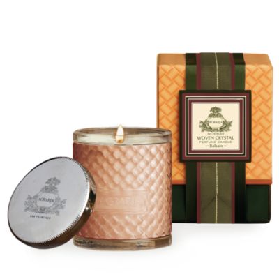 Agraria Agraria Woven Crystal Candle