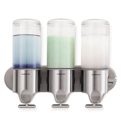 simplehuman simplehuman Triple Wall-Mount Pump Dispenser