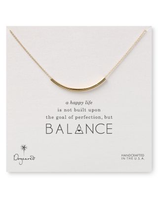 Dogeared Balance Tube Necklace, 18