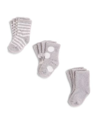 Little Giraffe Infant Unisex Socks Box Set, 6 Pairs - Sizes 0-12 Months