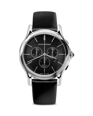 Emporio Armani Swiss Made EA SWISS MADE Stainless Steel Watch, 42mm