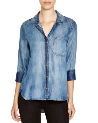 Bella Dahl Chambray Button Down Shirt