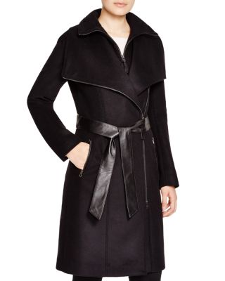 Mackage Nori Asymmetric Belted Coat