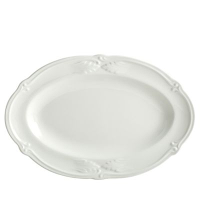 Gien France Rocaille White Pickle Dish